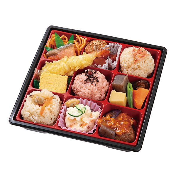 三色ご飯松花堂弁当